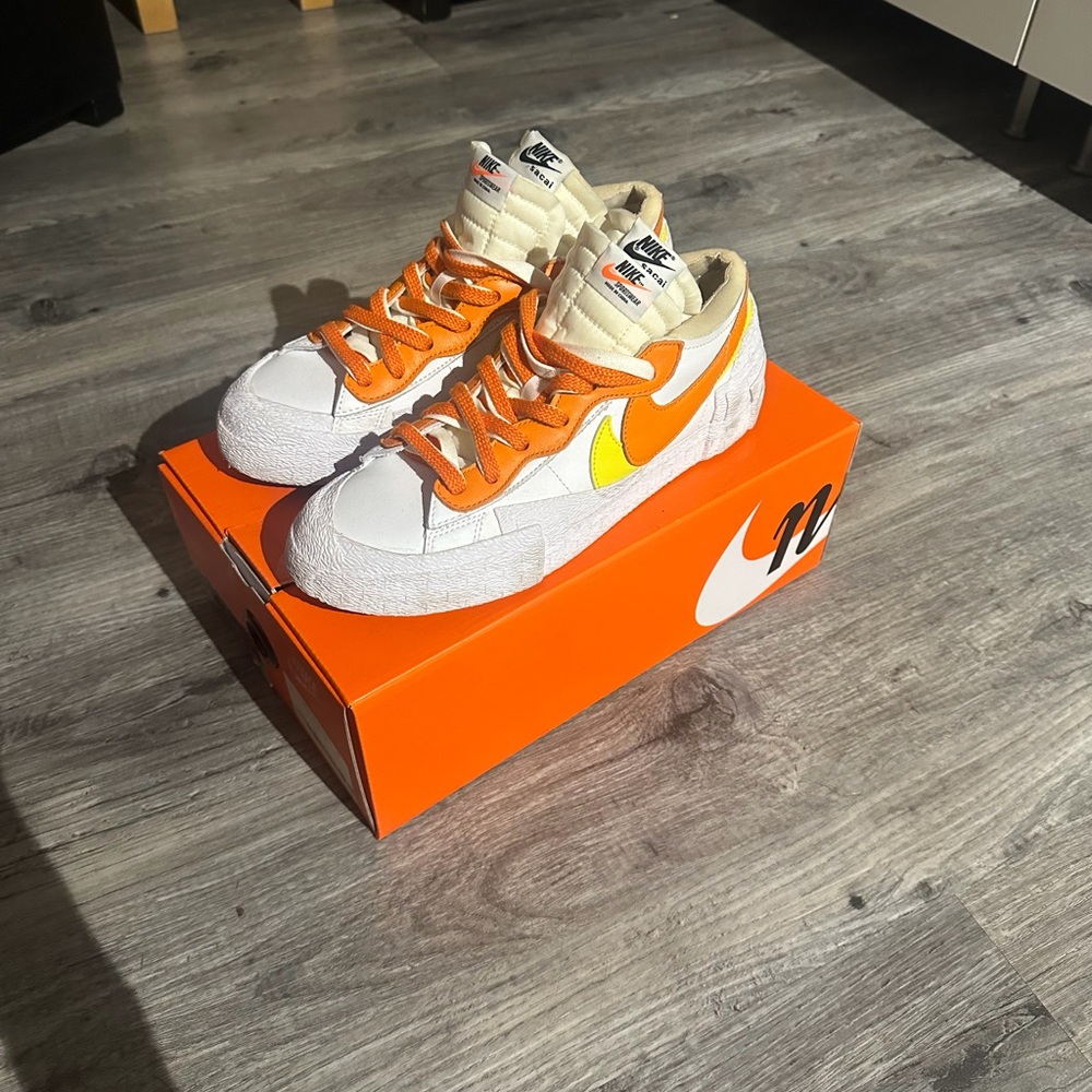 Sacai Orange and Yellow Sneakers